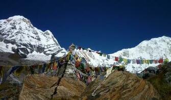 Village Annapurna Conservation Area Nepal Wallpaper