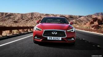 Infiniti Q60 Red Front HD Wallpaper