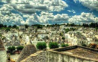 Image Italy Alberobello HDr Cities Clouds Building