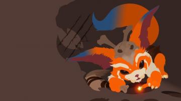 Gnar Minimalistic Fan Art League Of Legends