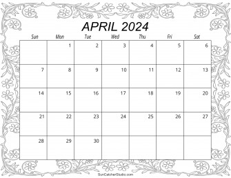 Printable Calendars Coloring Wallpaper