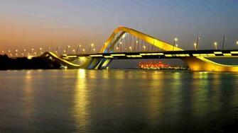 Abu Dhabi Wallpaper Beautiful Buildings Night