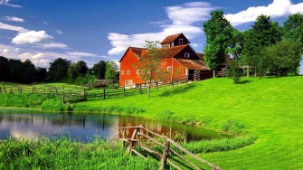 Farm House Wallpaper HD