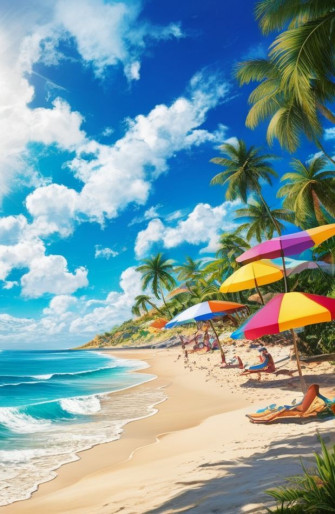 Sunny Beach Wallpaper