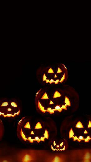 HD Halloween Pumpkin Lights Wallpaper Holiday Mobile Background