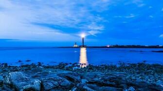 Wallpaper Lighthouse Sea Evening France