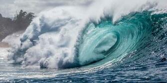 Some Days The Famous Pipeline Wave On North Shore Of Oahu