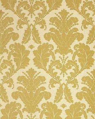 Vinyl Wallpaper Luxury Heavyweight Baroque Damask White Gold