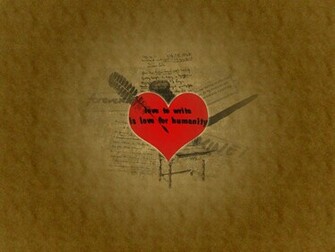 Writing Love Wallpaper