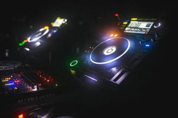 Black Dj Controller Turntables Mixing Consoles HD