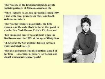 Lorraine Hansberry Where Did She Grow Up As A Child Describe
