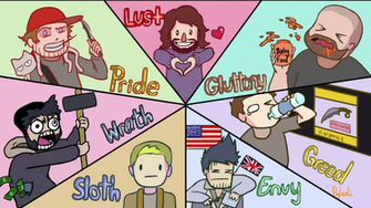 Fan Art Showcase The Seven Deadly Sins Of Creatures By