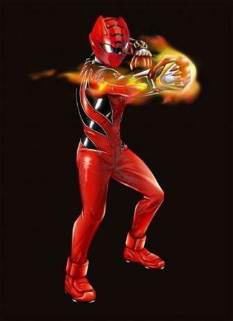Power Rangers Jungle Fury Red Ranger By Dxpro