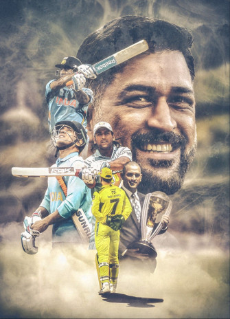 Merchandise Featuring Wallpaper Of Ms Dhoni