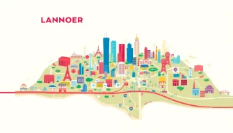 Los Angeles Map Wallpaper