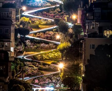San Francisco Lombard St By Alierturk For