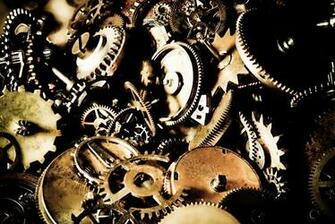 Cogs Sprockets Steampunk Wallpaper Watch