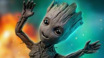 Baby Groot 4k Superheroes Wallpaper HD