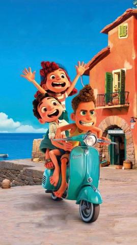 Pixar Luca Wallpaper Top Quality Movie Background