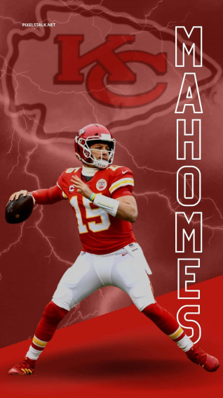 Patrick Mahomes iPhone Wallpaper