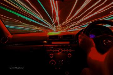 Wallpaper Light Car Night Drive Nikon Driving Trails