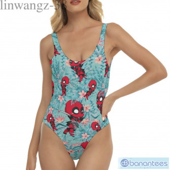 Deadpool Womens One Piece Swimsuit Gift For Women Banantees