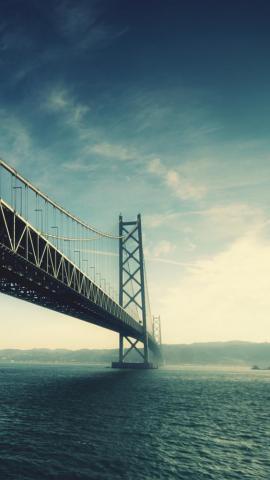 Architecture Bridge iPhone Wallpaper