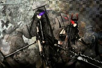 Anime Badass Girl Wallpaper Black Rock Shooter