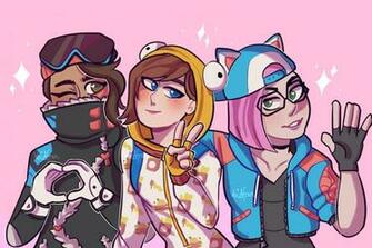 Fortnite Season Cute Girls Drawing By Rosechaii