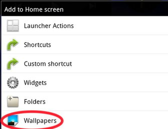 Click On The One That Says Wallpaper