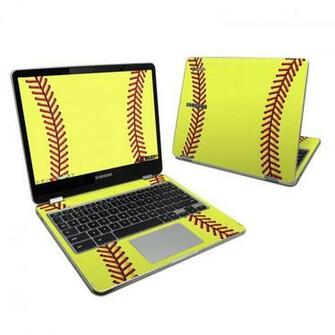 Samsung Chromebook Plus Skin Softball By Sports Decalgirl