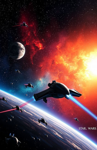 Star Wars Space Background Powerpoint