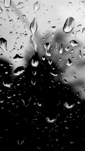 Black And White Water Droplet iPhone Wallpaper Background