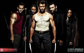 X Men Origins Wolverine Gambit Sabertooth Deadpool Wallpaper