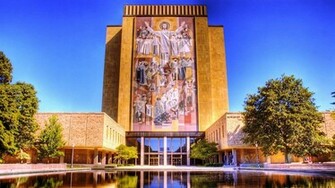 ToucHDown Jesus Notre Dame Wallpaper