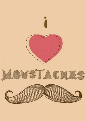 Cute Mustache Wallpaper