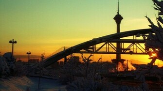 Sunset Winter Iran Tehran Wallpaper