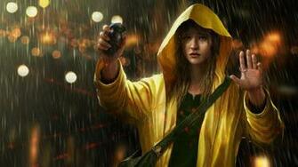 Girl In Rain Wallpaper Fantasy Girls