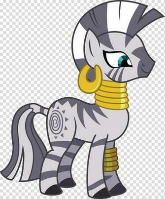 Smiling Zecora Unicorn Illustration Transparent Background Png