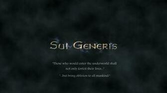 Sui Generis Wallpaper
