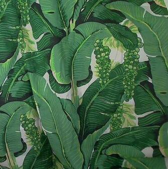 Cote D Azure Brazilliance Banana Leaves And Grapes Fabric Mis