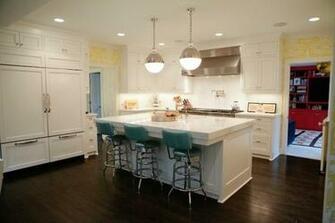 Gorgeous Kitchen With Yellow The Vase Wallpaper By David Hicks White
