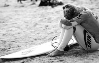 Wallpaper Beach Girl Surfing The Excitement