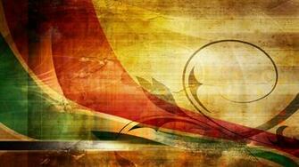 Abstract Vintage Orange Design Wallpaper HD