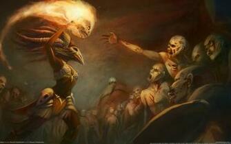Diablo Witch Doctor Wizard A Woman Zombie Fan Art Wallpaper