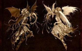 Good Vs Evil Background Wallpaper HD