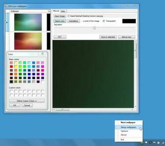 Change Windows Aero Colors With Rotating Wallpaper