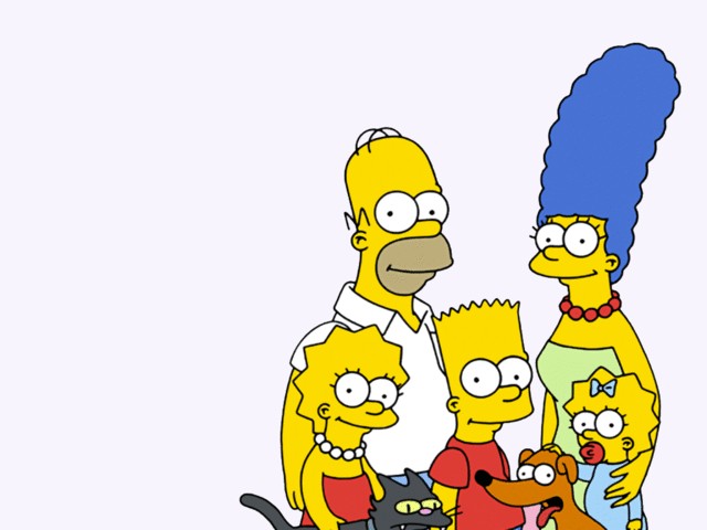 The Simpsons Cartoon Characters Wallpaper Pictures