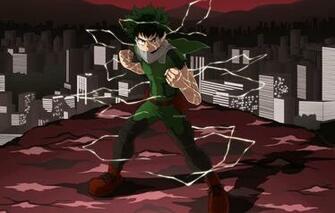 Wallpaper Anime Art Guy Boku No Hero Academy Midori Isuku My