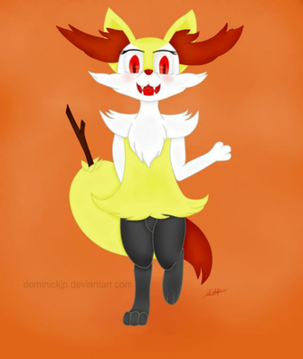 Braixen By Dominickjp